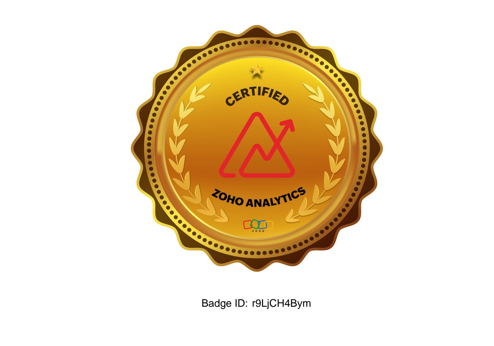 Certification Zoho Analytics