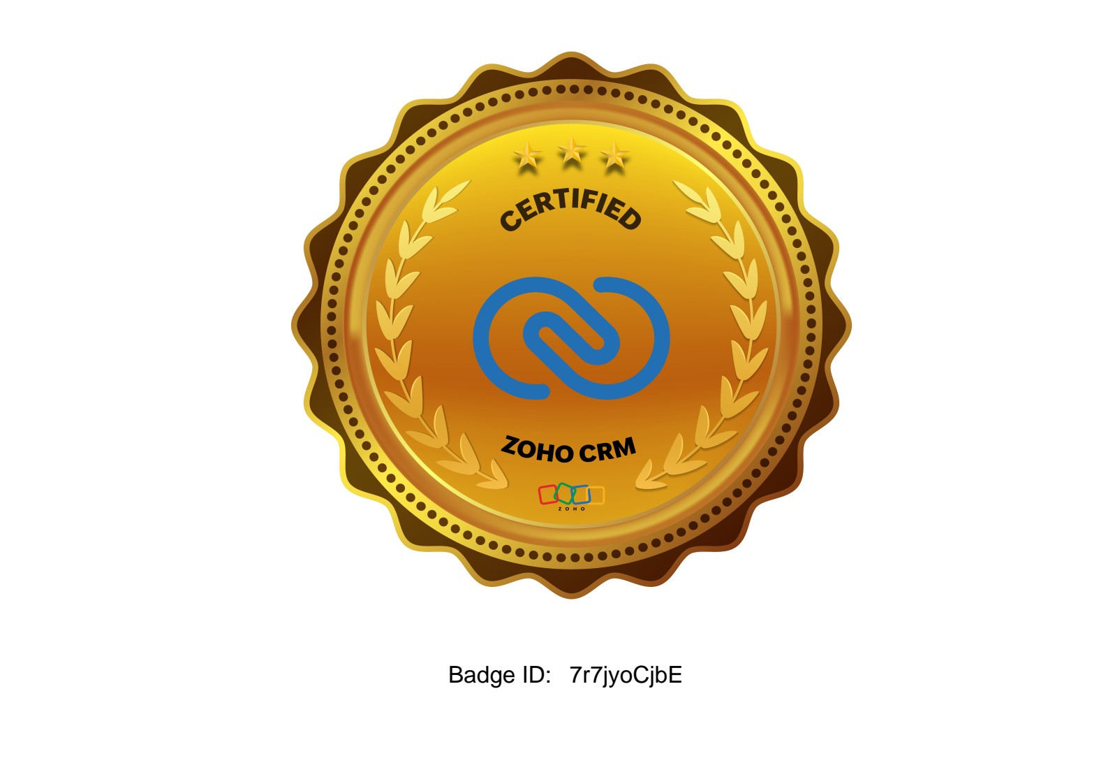 Certification Zoho CRM Developer