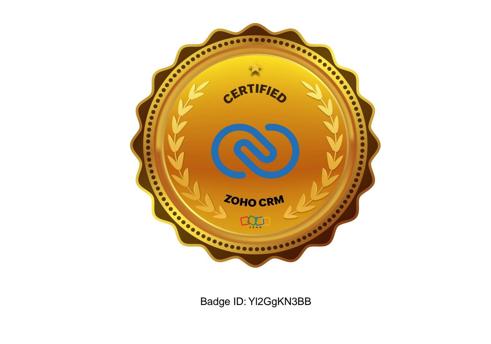 Certification Zoho CRM