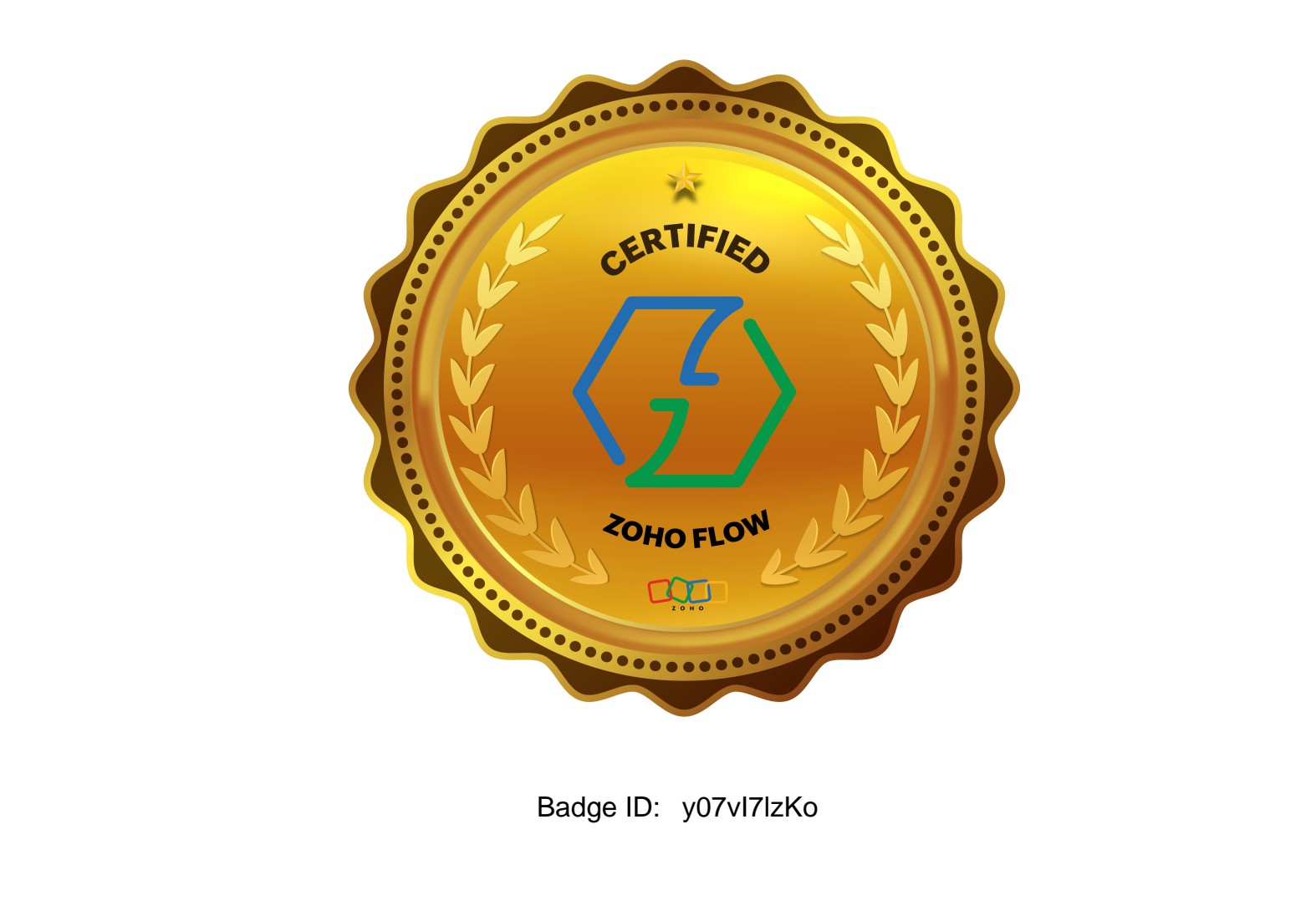 Certification Zoho Flow
