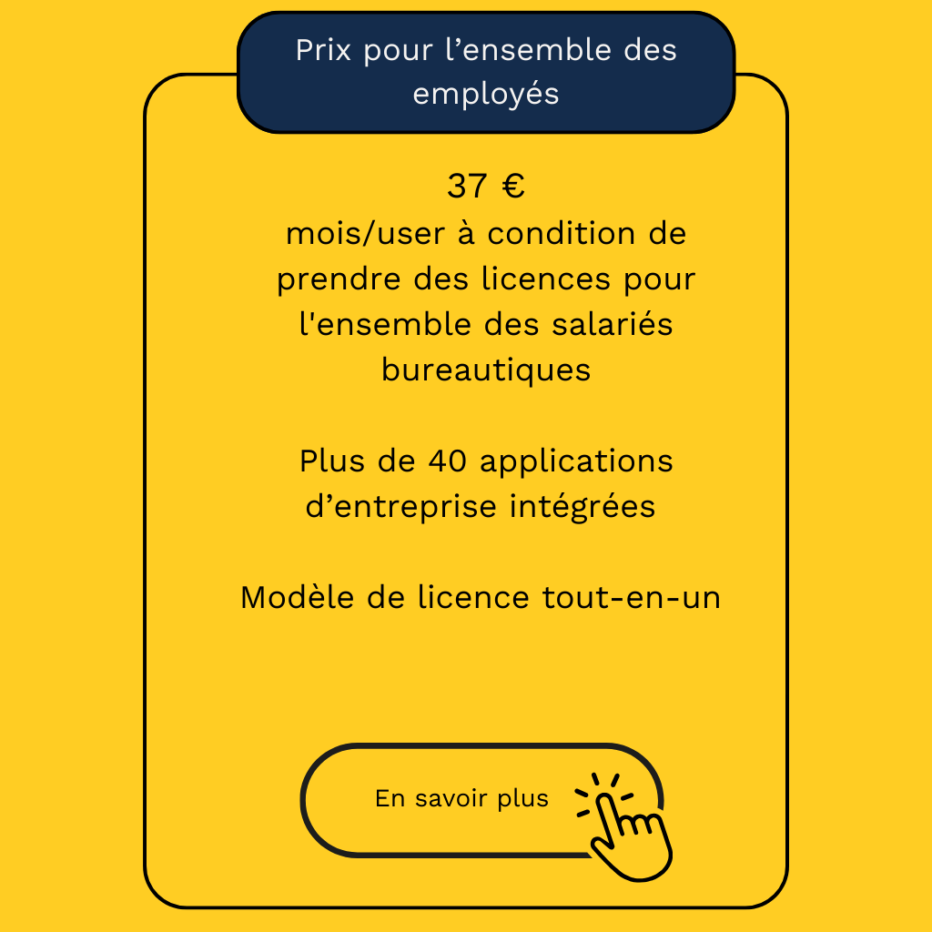 Zoho one la solution à 37€ par mois